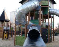 There are several playgrounds which makes it a favorite location for the children.